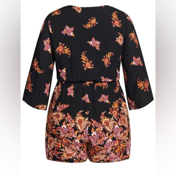 NWT City Chic Playsuit BoHo jumpsuit size XS/ 14 - Picture 4 of 12